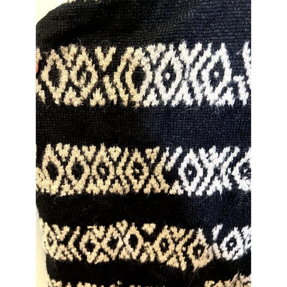 AllSaints Malver Fair Isle Oversized Wool Blend Sweater - Size XXL - Picture 4 of 9